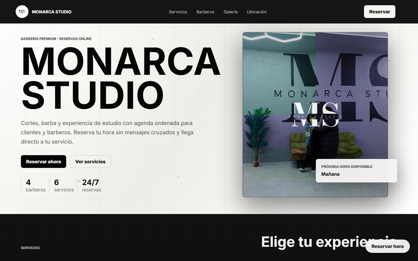 Web de Monarca Studio